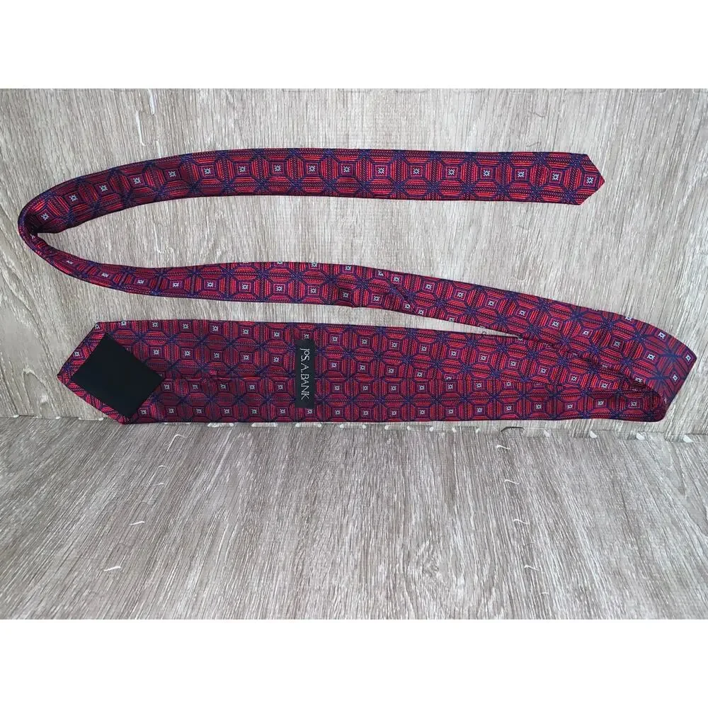 Jos. A. Bank  Men's Silk Striped Necktie‎ Set of 5 Multicolor